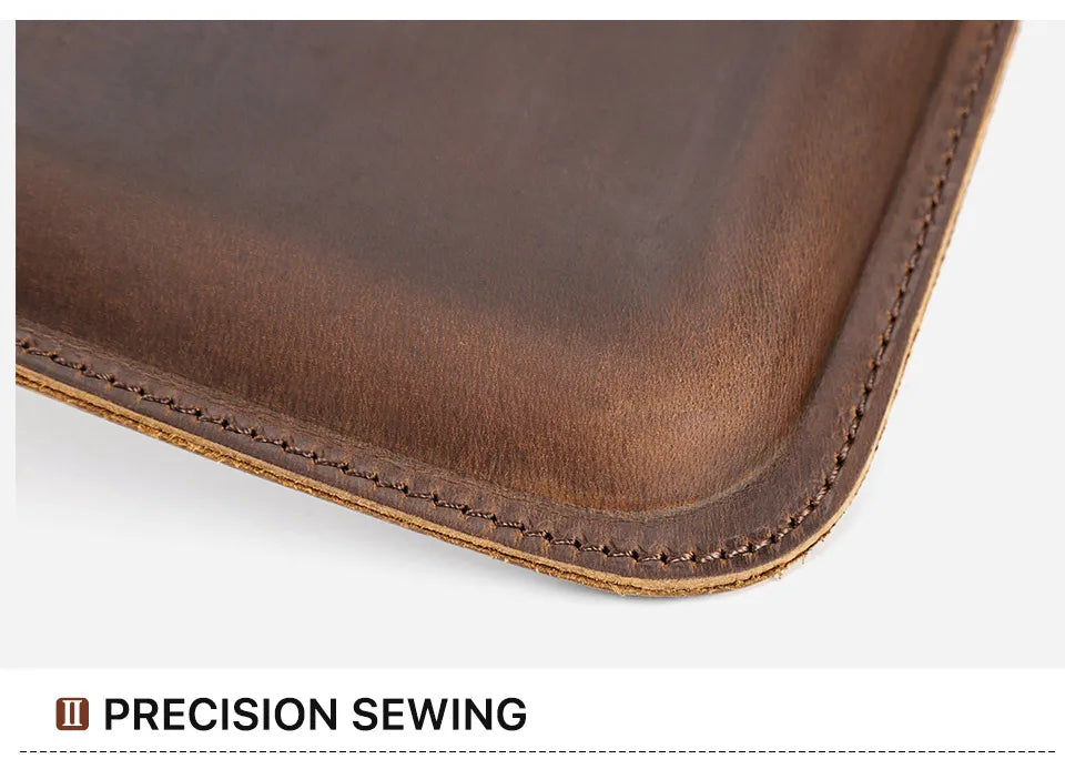 Genuine Leather Laptop Case with Modern Design