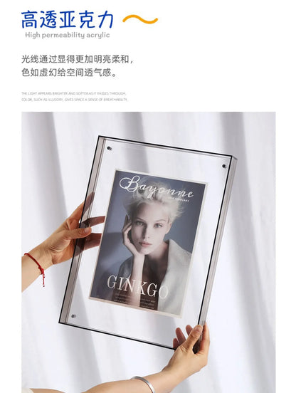 Customizable Acrylic Picture Display Frame
