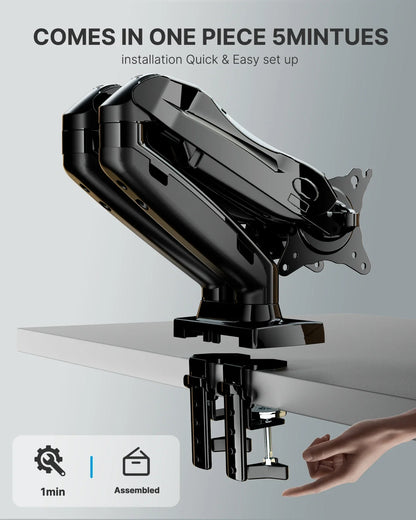 Desk Mount for Dual Monitors - Gaming Setup Stand