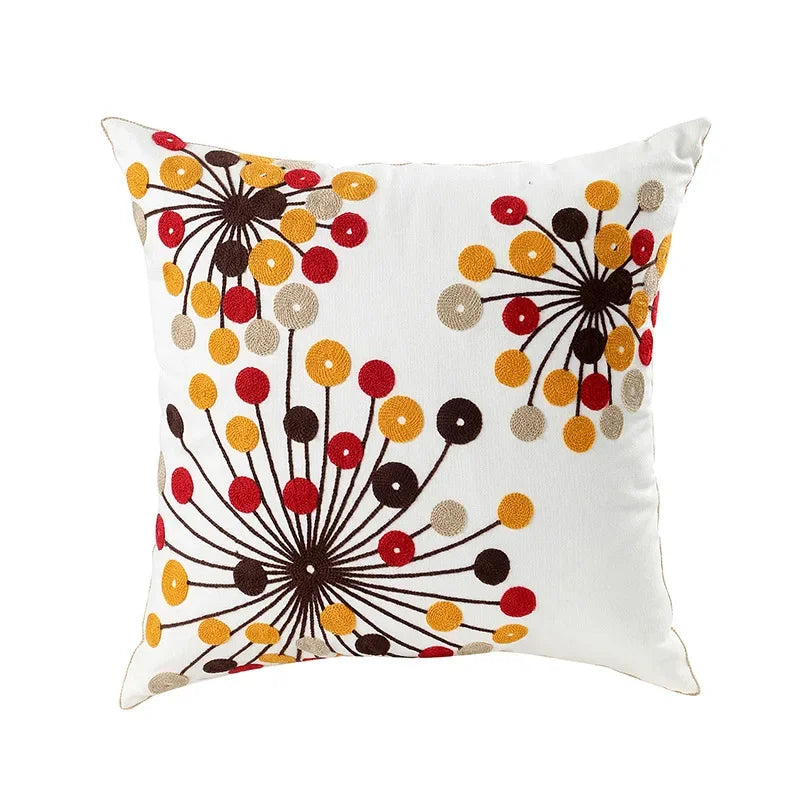 Chic Floral Cushion Cover – Elegant Decorative Pillow Case