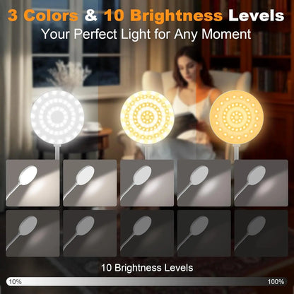 Clip-On Desk Lamp with 3.5-Inch LED Light