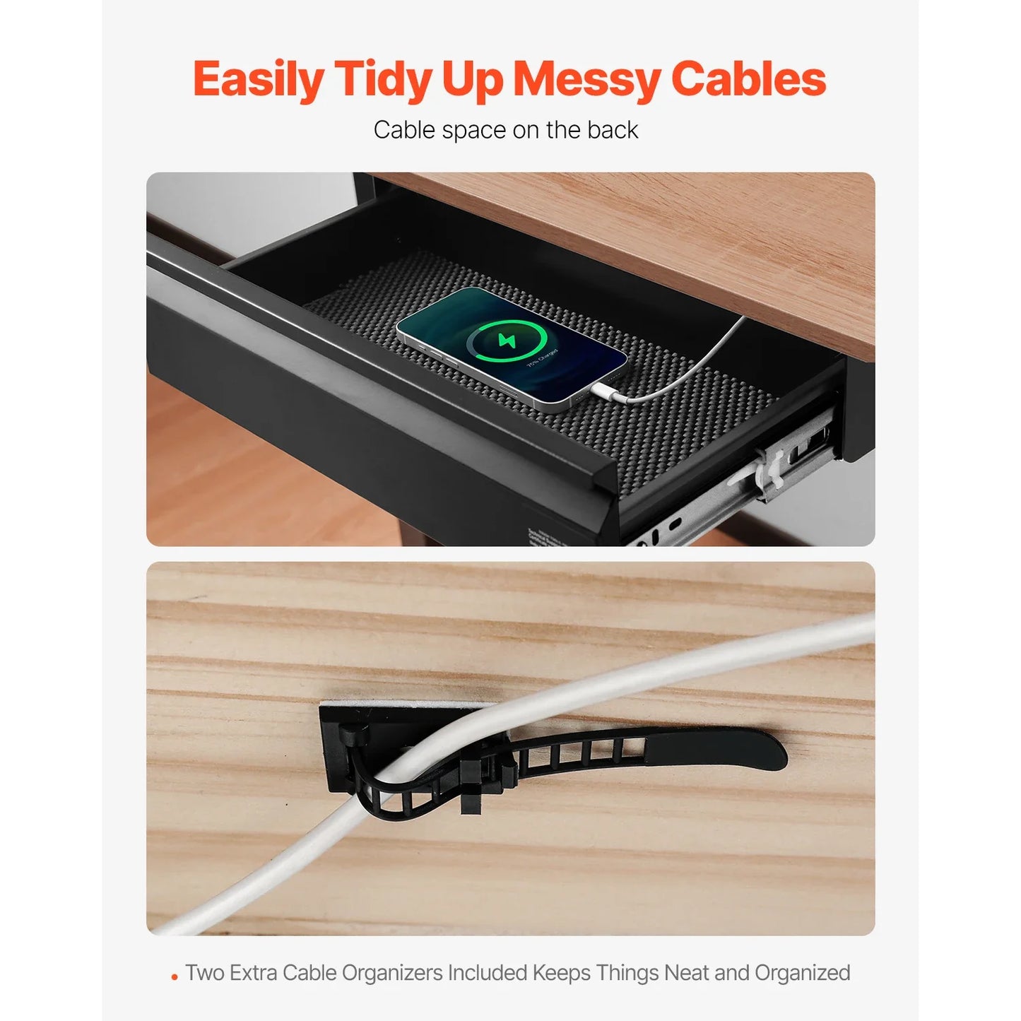 Slide-Out Drawer for Under-Desk Storage