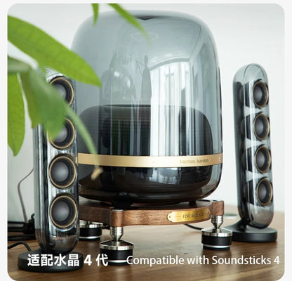 Wooden Speaker Stand for HiFi Audio Systems