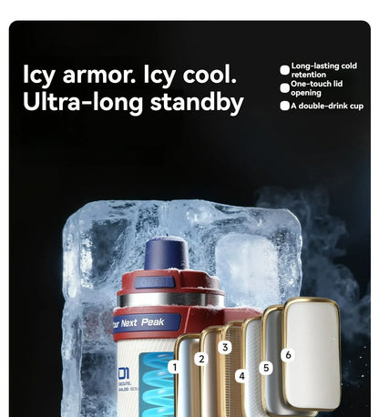 Cold Ceramic Tumbler for 72 Hours of Insulation