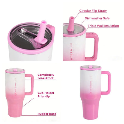 Flip Straw Insulated Tumbler