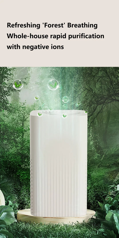 Compact HEPA Air Cleaner for Desktop Use