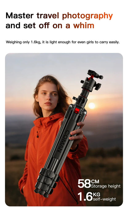Compact Overhead Tripod for Cameras