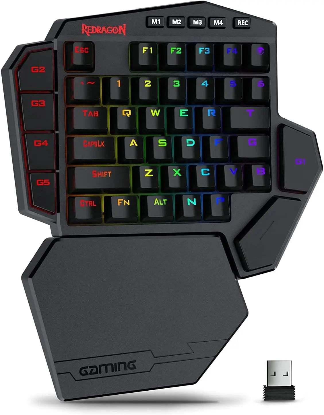 One-Handed Gaming Keyboard K585 PRO in Red Color
