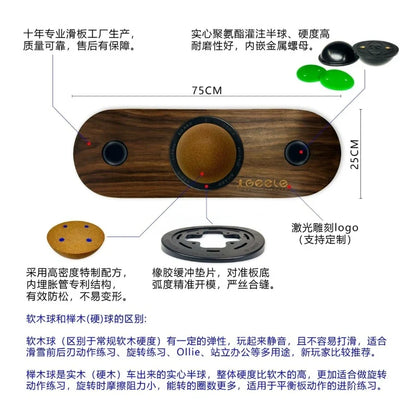 Balance Board with Rotating Feature