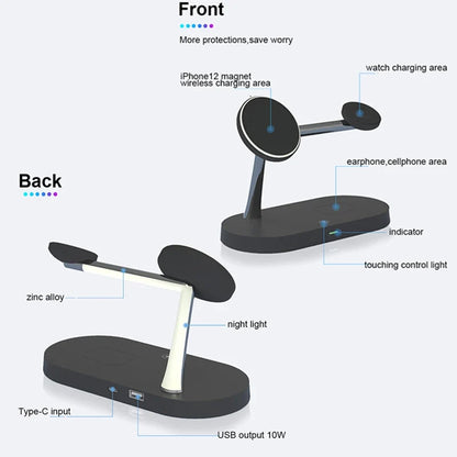3-in-1 Magnetic Wireless Charger Station for Devices