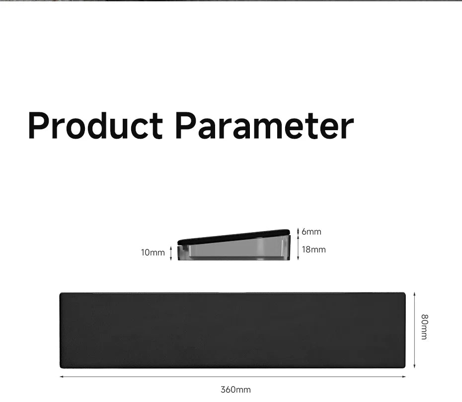 Wrist Rest for Keyboard with Magnetic Support
