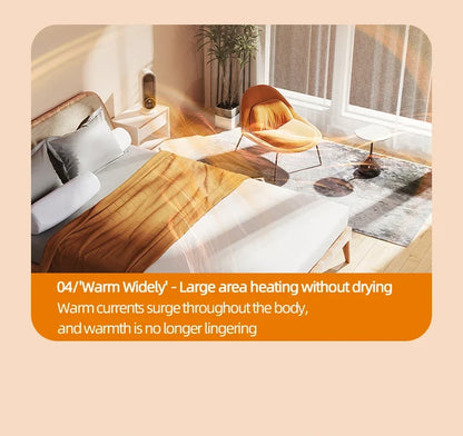 Electric Desk Heater 1200W for Efficient Heating