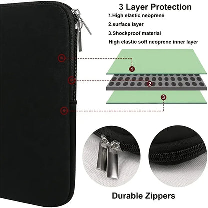 Padded Laptop Case with Zipper Closure