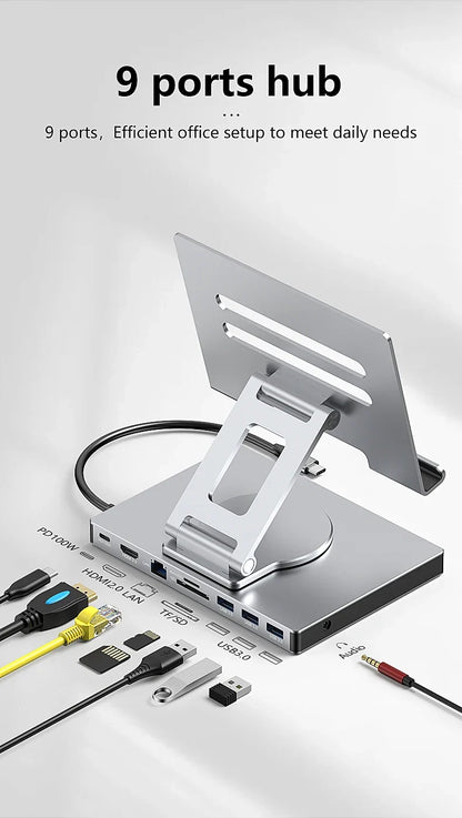 9-in-1 Multiport Docking Station