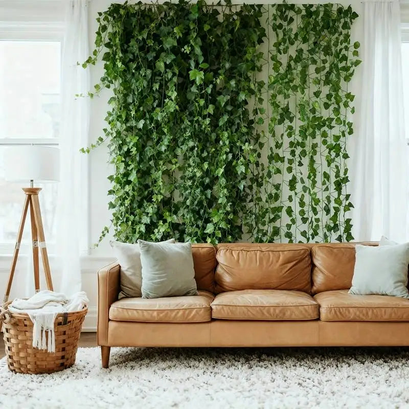 Wall Decor with Ivy Garland