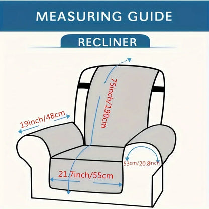Soft Touch Recliner Shield with Handy Side Pockets
