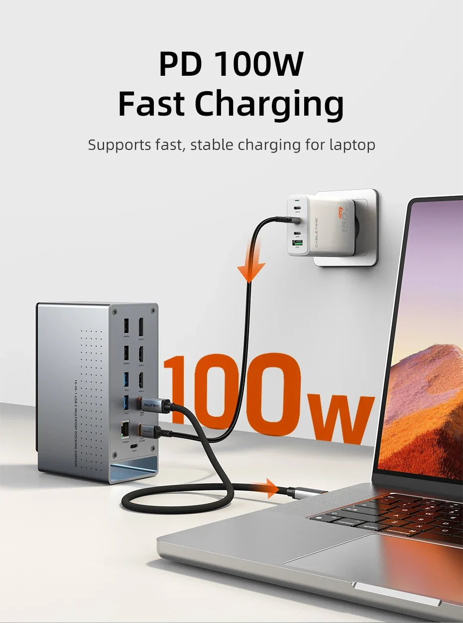 16-in-1 Multiport Docking Station