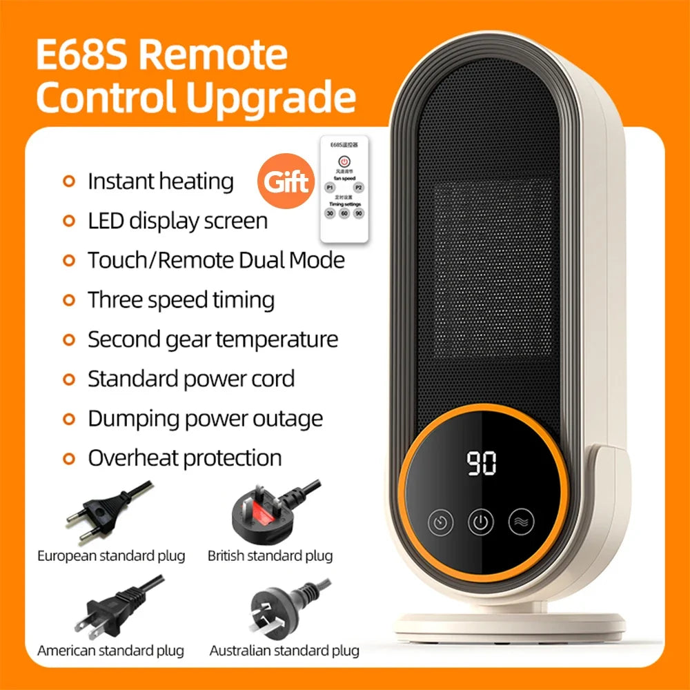Electric Desk Heater 1200W for Efficient Heating
