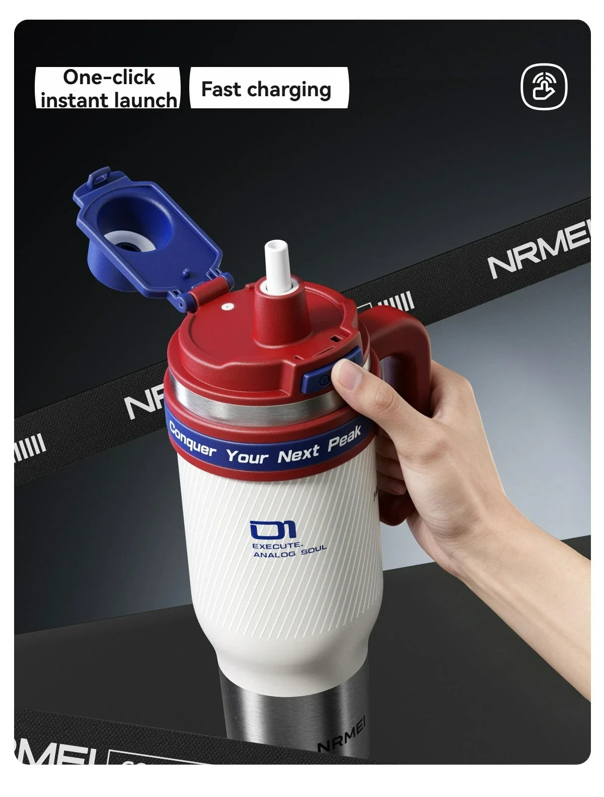 Cold Ceramic Tumbler for 72 Hours of Insulation