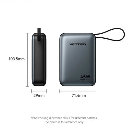 Power Bank with 45W Quick Charge Capability