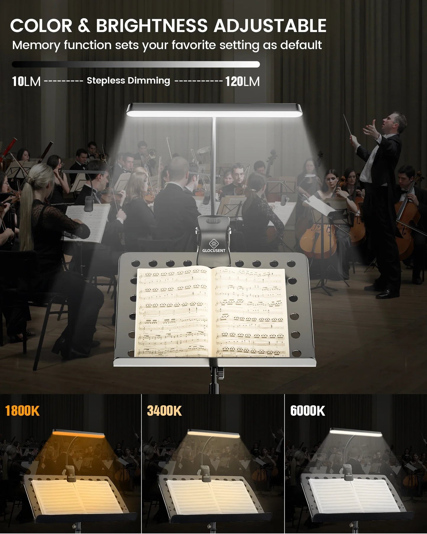 Music Stand Light with 56 LEDs