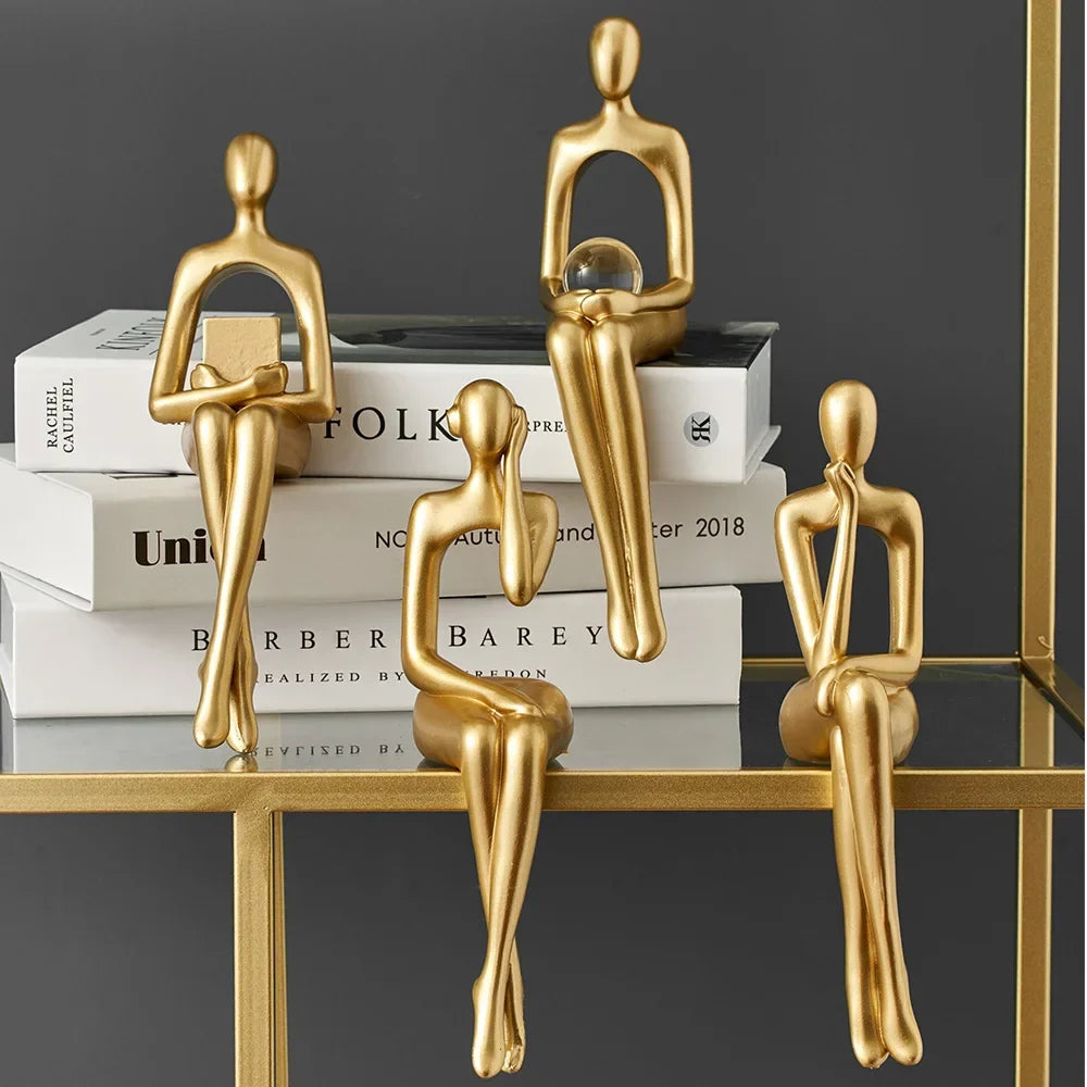 Lustrous Harmony Modern Art Sculptures