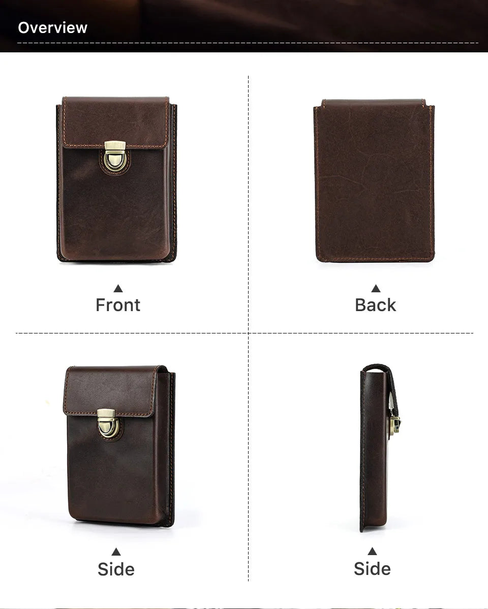 Leather Pen Holder – Handcrafted Cowhide Design