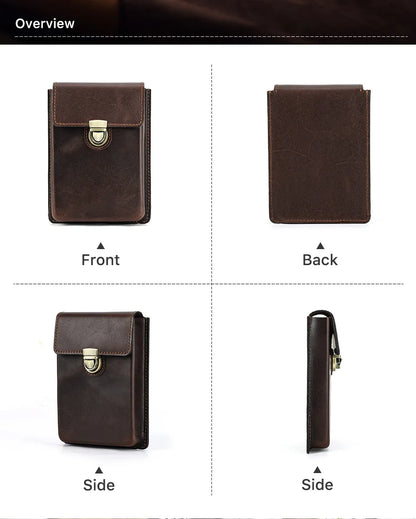 Leather Pen Holder – Handcrafted Cowhide Design