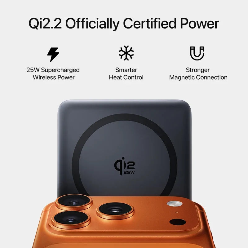 Wireless Power Bank with Magnetic Attachment