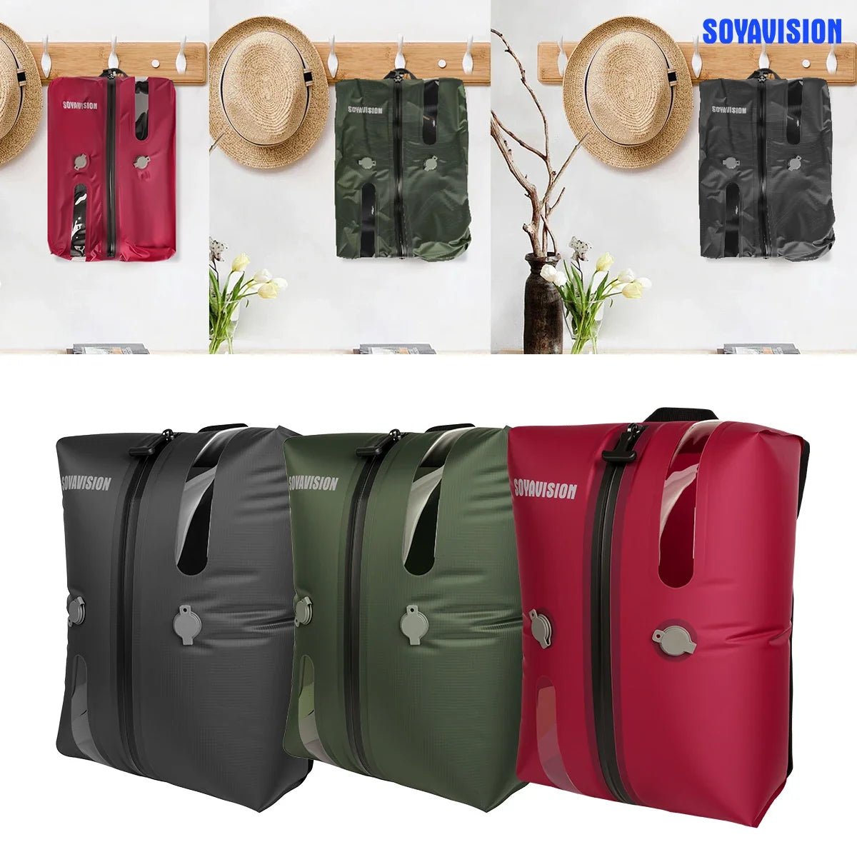 Travel Compression Storage Bags for Vacuum Sealing