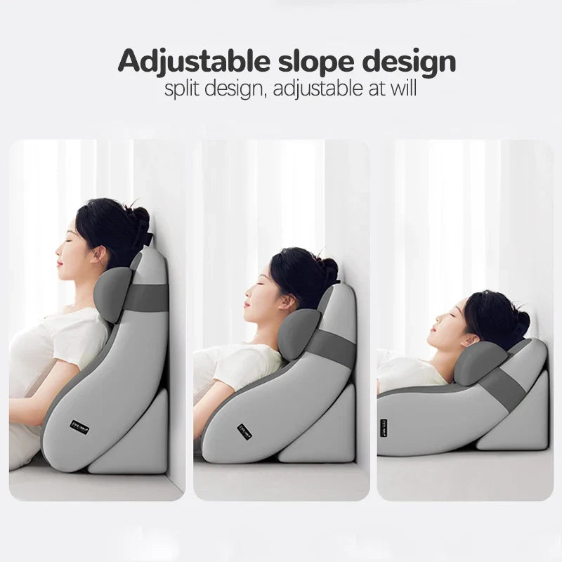 Extra Large Back Support Wedge Pillow with Ergonomic Design