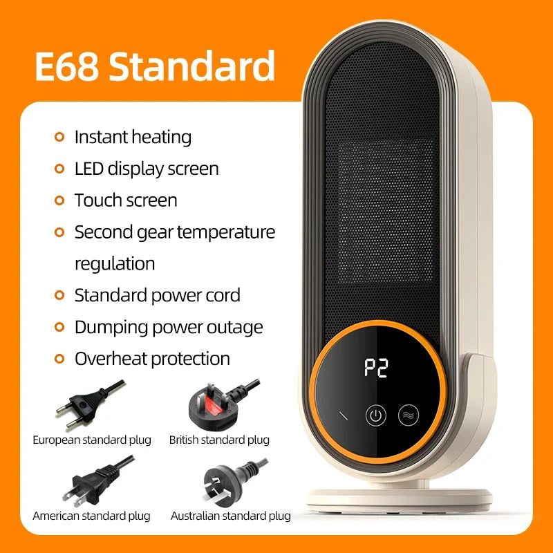 Electric Desk Heater 1200W for Efficient Heating