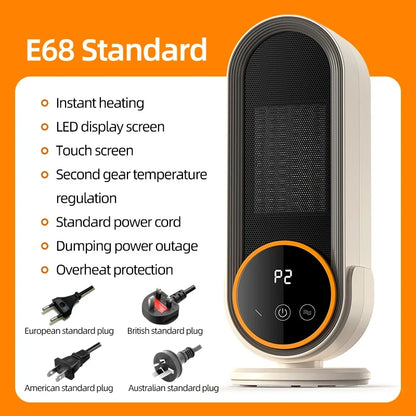 Electric Desk Heater 1200W for Efficient Heating