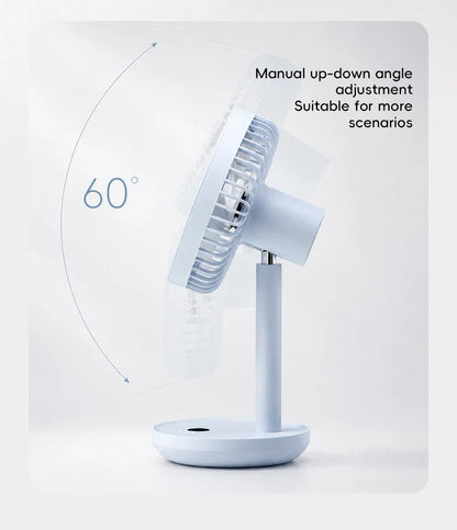 Smart Oscillating Desk Fan for Improved Airflow