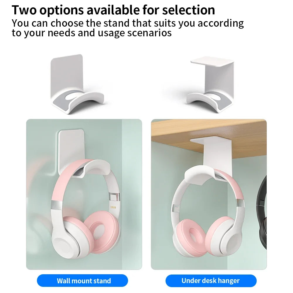 Wall-Mounted Holder for Headphones