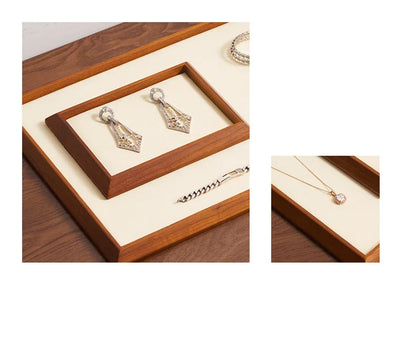 Elegant Wooden Tray for Bracelet Storage and Organization