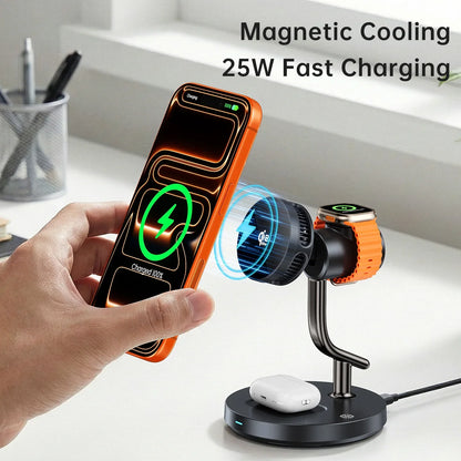 Wireless Charging Stand with Magnetic Fast Charge Feature