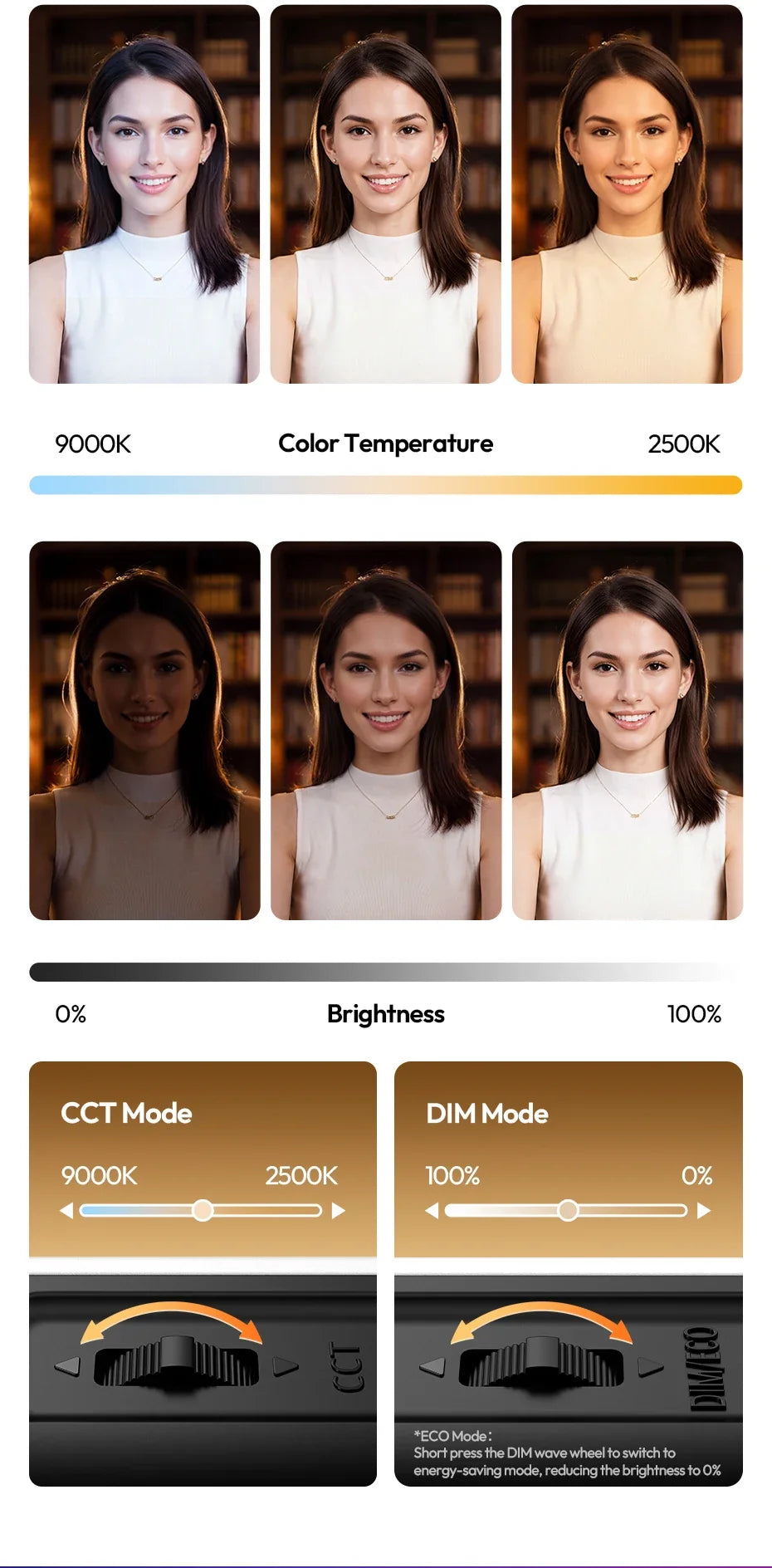 Portable Ring Light with RGB Color Options