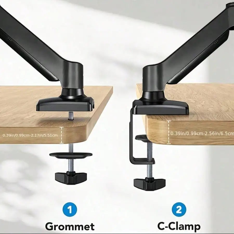 Dual Monitor Stand with Gas Spring Mechanism