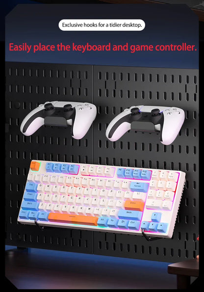 Vertical Pegboard Organizer for Desk Use