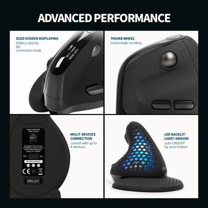 Vertical Ergonomic Mouse M618XSD - Comfort Design