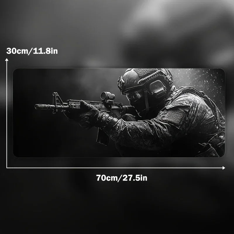 Tactical Soldiers Gaming Mouse Pad - XXL Size