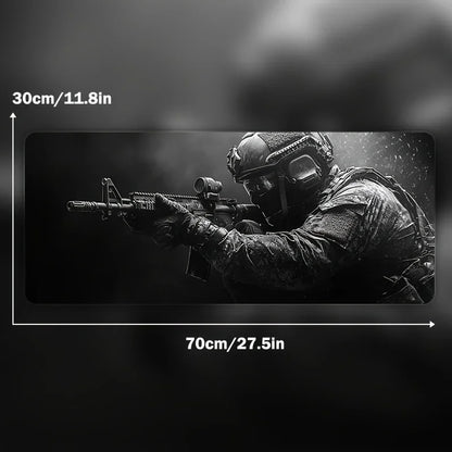 Tactical Soldiers Gaming Mouse Pad - XXL Size