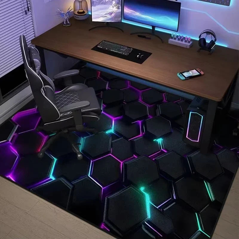 Area Rug for Gaming and Study Environments