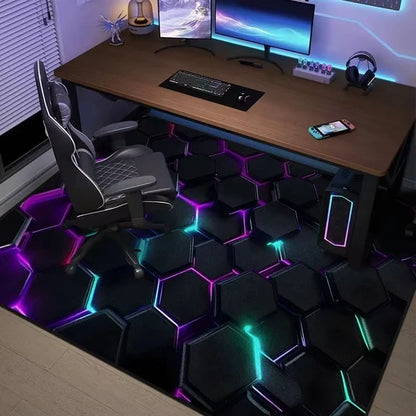 Area Rug for Gaming and Study Environments