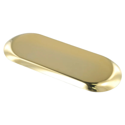 Stainless Steel Tray for Organized Storage in Gold Finish