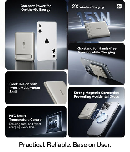 5000mAh Wireless Charger Portable Power Bank