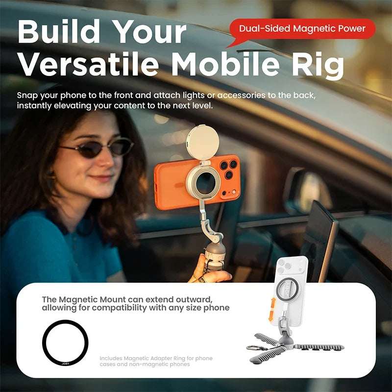 Tripod with Magnetic Suction Feature