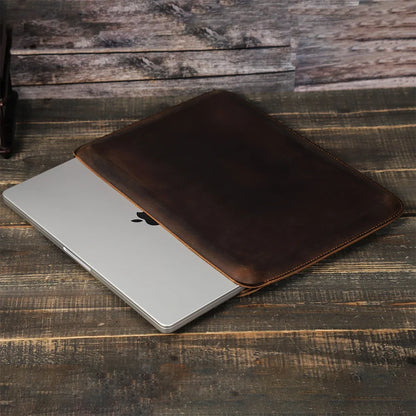 Genuine Leather Sleeve for Laptops