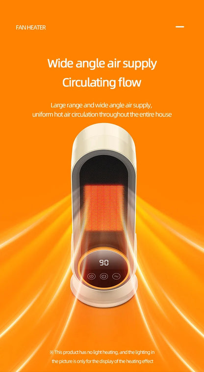 Electric Desk Heater 1200W for Efficient Heating